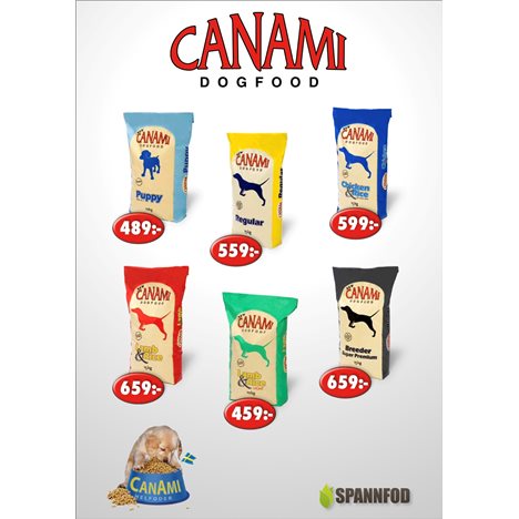 Canami konsumentpriser A3 affisch