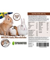 G Foder Mästers kanin/marsv pellets m C-vit 6kg hink