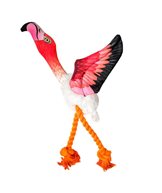 H Leksak plysch flamingo med långa repben