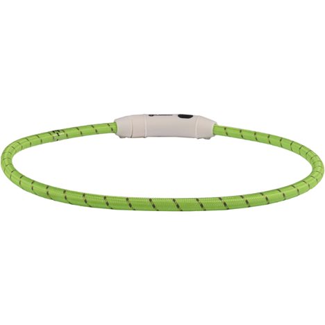 H Halsband blink just.bar visio light USB nylon grön