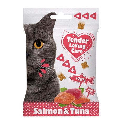 Tlc Soft cat snack Salmon & tuna 50g